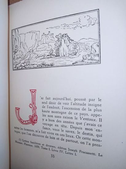 null Pétrarque François / H. Sébert / Gabriel Faure.Lettre de François Pétrarque...