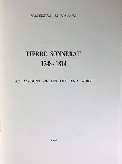null Ly Tio Fane Madelaine.Pierre Sonnerat 1748 1814. Edité à Mauritius, par l'imprimerie...