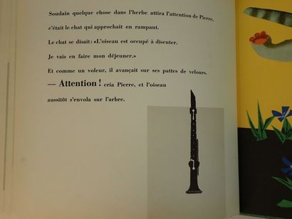 null Prokofiev, Serge / Trnka, Jiri.Pierre et le Loup. La Farandole, 1970. In-4 oblong...
