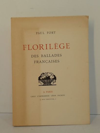 Fort, Paul.Florilège des Ballades Françaises....