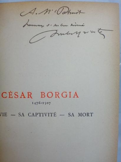 null Yriarte (Charles)..César Borgia. Edité à Paris, chez J. Rothschild Editeur,...
