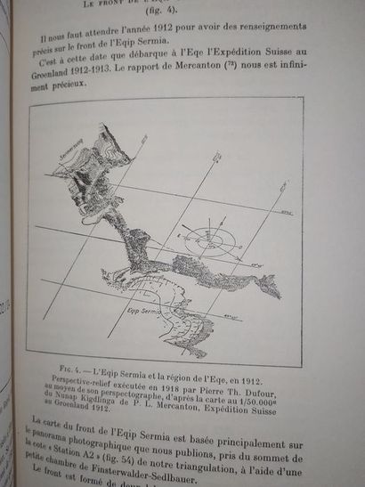 null Heuberger Jean-Charles / Albert Bauer.Glaciologie Groenland. Edité à Paris,...