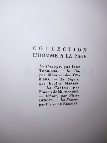 null Trarieux Jean - Maurice Taquoy.L' Homme à la page: Le Pesage. Edité à Paris,...