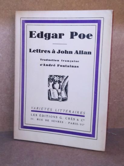 Poe Edgar, André Fontaine.Lettres à John...