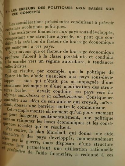 null Barets, Jean.La fin des politiques. Paris, Calmann-Lévy, 1962. In-12 (11.5 x...