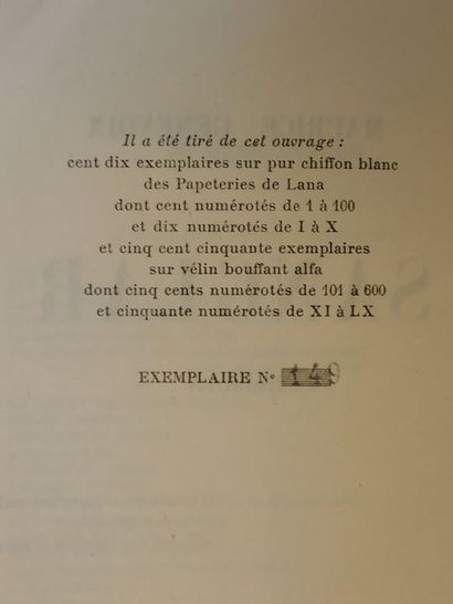 null Genevoix, Maurice.Sanglar. Roman. Paris, Flammarion, 1946. In-8 de 18.5 x 12...