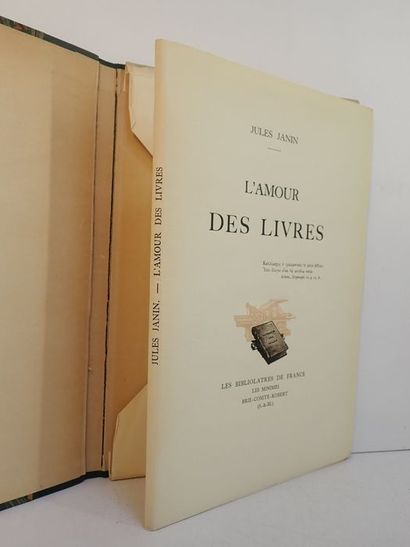 null Janin, Jules.L'Amour des Livres. Brie-Comte-Robert, Les Bibliolâtres de France,...