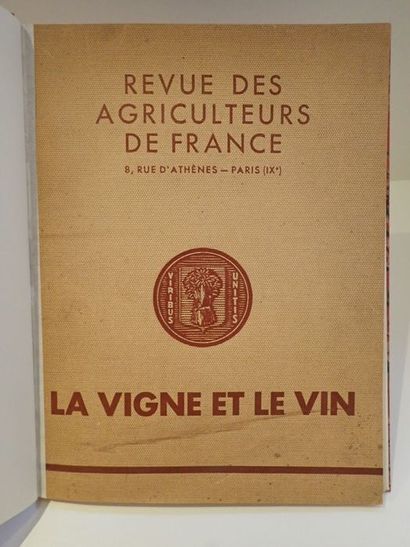 null Collectif.Revue des agriculteurs de France : La Vigne et le Vin (supplément...