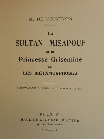 null Voisenon, M. De / Rousseau, Pierre.?Le sultan Misapouf et la Princesse Grisemine...