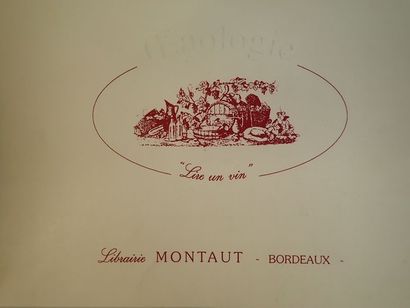 null Montaut Denis.Gastronomie - Œnologie 1991-93. Bordeaux, Libriaire Montaur (1991-93)....