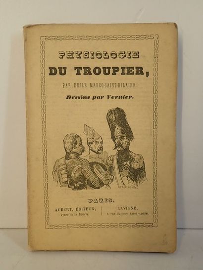 null Marco-Saint-Hilaire Emile / Vernier .Physiologie du troupier. Paris, Aubert...