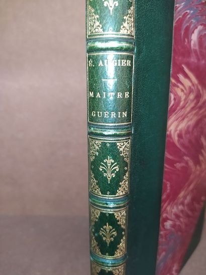  Augier Emile.Maître Guérin. Edité à Paris, chez Michel Lévy Frères, en 1865. Dans...