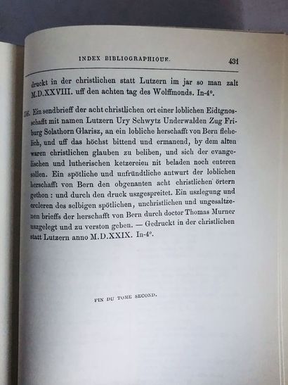 null Schmidt Charles.Histoire Littéraire de l' Alsace. Edité à Hildesheim par Georges...