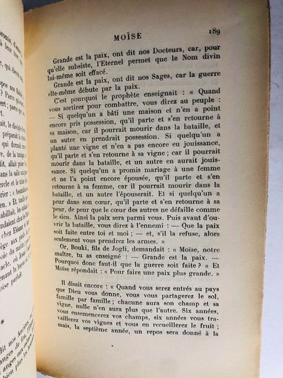 null Fleg Edmond.Moïse. Edité à Paris, chez NRF Gallimard , 1928. 

De format in...