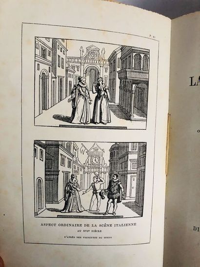 null Moland Louis.Molière et la Comédie Italienne. Edité à Paris , chez Didier et...