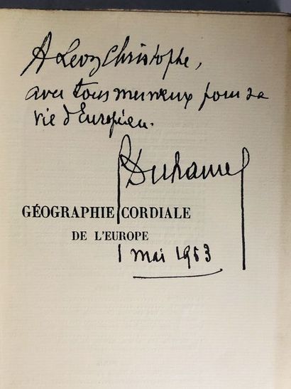 Duhamel Georges.Géographie Cordiale de L'...