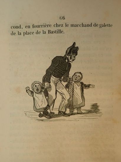 null Marco-Saint-Hilaire Emile / Vernier .Physiologie du troupier. Paris, Aubert...