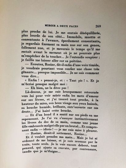 null Boulenger Jacques.Miroir à deux Faces. Edité à Paris, chez NRF Ed. Nouvelles...