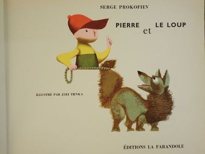 null Prokofiev, Serge / Trnka, Jiri.Pierre et le Loup. La Farandole, 1970. In-4 oblong...