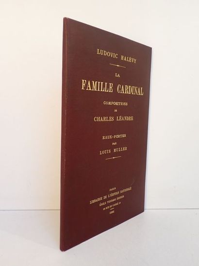 null Léandre, Charles Halévy, Ludovic.La Famille Cardinal. Suite d'eaux-fortes. Paris,...