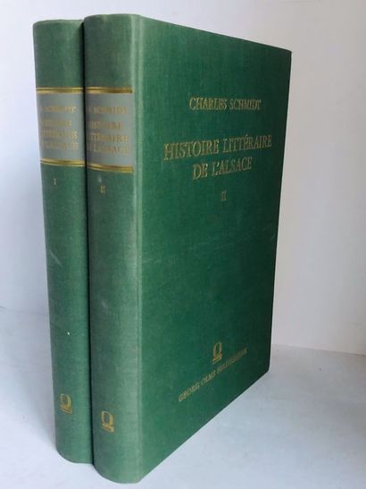 null Schmidt Charles.Histoire Littéraire de l' Alsace. Edité à Hildesheim par Georges...