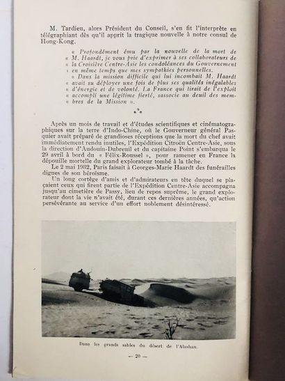 null Collectif.Fascicule L' Expédition Citroën Centre Asie Le but atteint de Beyrouth...