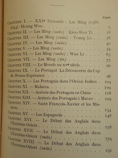 null Cordier, Henri.Histoire générale de la Chine et des relations avec les pays...