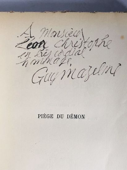 Mazeline Guy.Piège du Démon. Edité à Paris,...