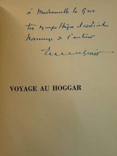 null Grevin, Emmanuel.Tourisme au Sahara. Voyage au Hoggar. Paris, Librairie Stock,...