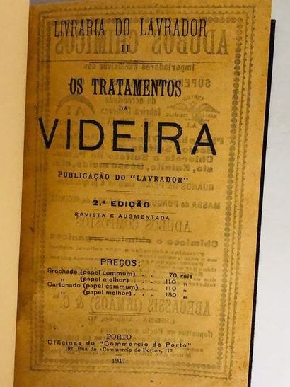 null Livraria do Lavrador.Publication des traitements de la vigne de "Lavrador"....