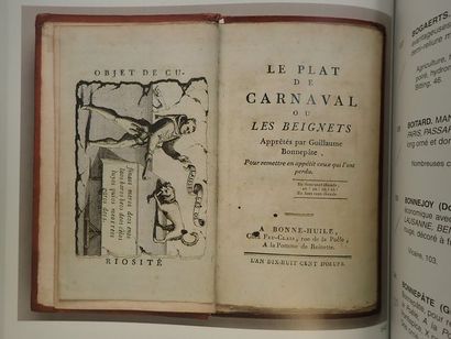 null Collectif [Anaf Arts Auction].Collection Jean-Paul Lacombe. Bibliothèque Gastronomique....