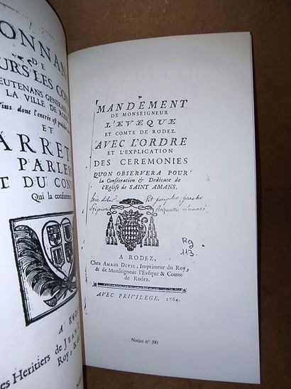 null Lançon Pierre.L' Edition rouergate aux XVIIe siècles, répertoire bibliographique....