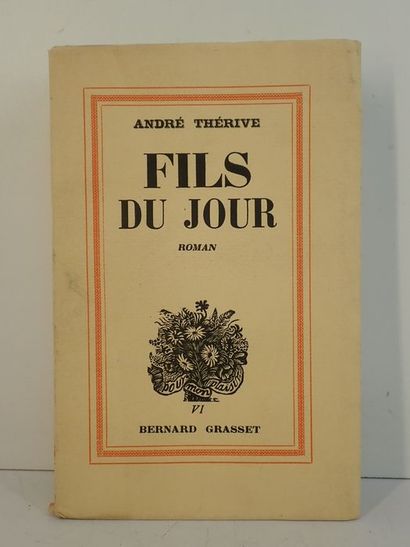null Thérive, André.Fils du jour, roman. Paris, B. Grasset [1936] collection 'Pour...