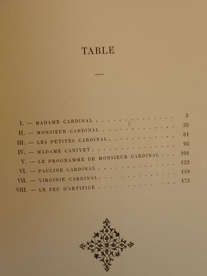 null Halevy, Ludovic / Léandre, Charles.La Famille Cardinal. Paris, Emile Testard,...