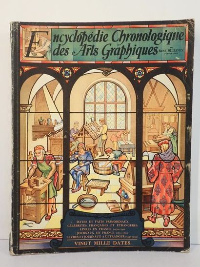null Billoux, René.Encyclopédie chronologique des arts graphiques. Paris, chez l'auteur,...