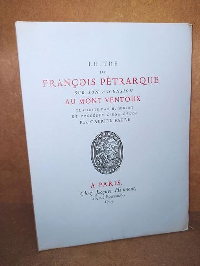 Pétrarque François / H. Sébert / Gabriel...