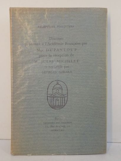 null Girard, Georges / Hémard Joseph.Discours prononcé à l'Académie Française par...