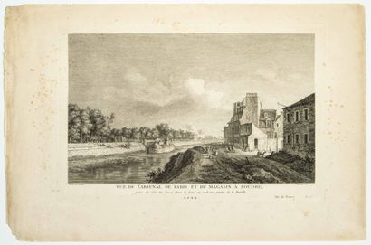 null " View of the ARSENAL DE PARIS and the powder magazine, taken from the side...
