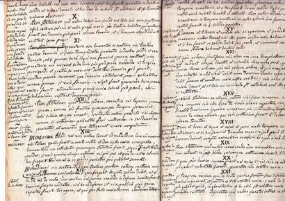 null SALON DE PROVENCE (13). 1293. OLD STATUTES. Manuscript of the early eighteenth...