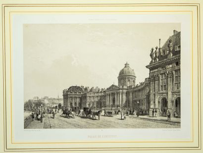 null "PARIS IN HIS SPLENDER" (c. 1861). 5 Engraved plates : Les Halles centrales,...