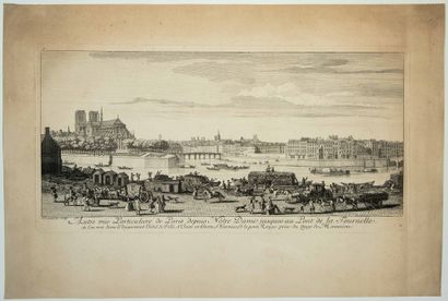 null "Another particular view of Paris from NOTRE-DAME to the Pont de LA TOURNELLE"...
