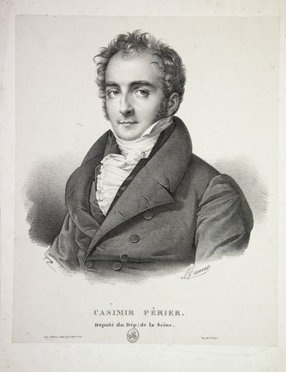 null Casimir-Pierre PÉRIER (1777-1832) Député, Président de la Chambre des Députés,...