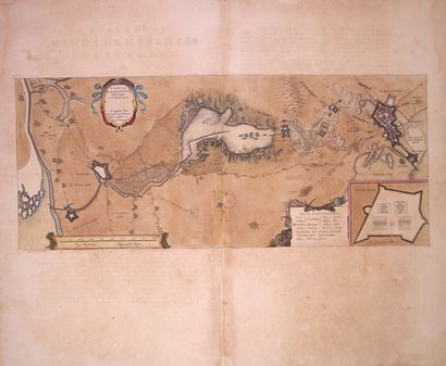 null 17th century map : NETHERLANDS. BERG-OP-ZOOM. "Tabula Bergarum ad Zomam Stenbergæ...
