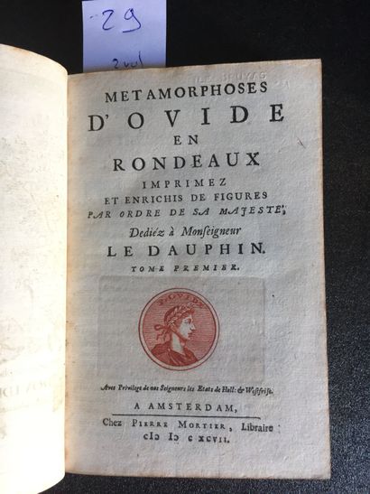 null OVIDE : Métamorphoses d’Ovide en Rondeaux (par Isaac Bensérade). Amsterdam,...