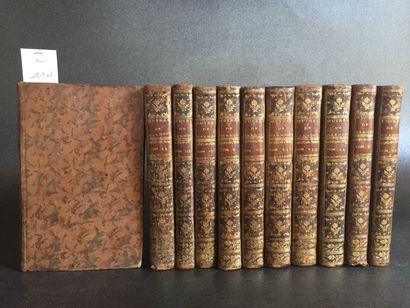 null MARMONTEL: Œuvres complètes. Paris, Bassompierre, 1777. 11 vol. in-8 plein veau...