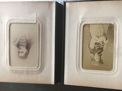 null RUSSIA Album of 38 original 19th century photographs, size 17 x 15 cm, period...