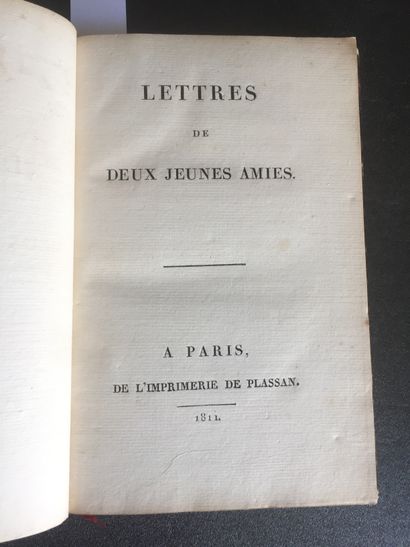 null CAMPAN (J.-L.-H. Genest Mme) : Lettres de deux jeunes amies. Paris, Imprimerie...