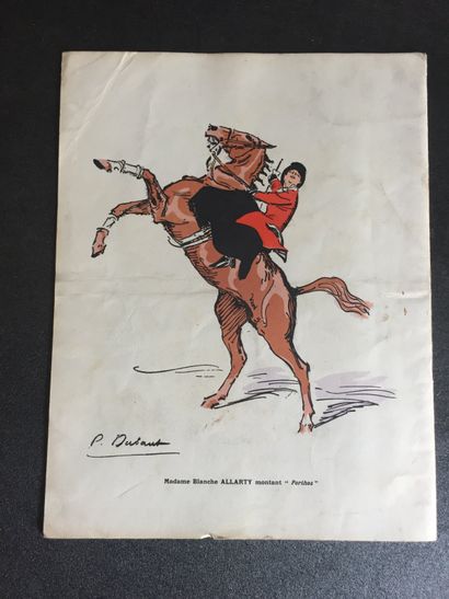 null CIRQUE - Programme du Cirque MOLIER pour 1929. Plaquette de format 31 x 24 cm....