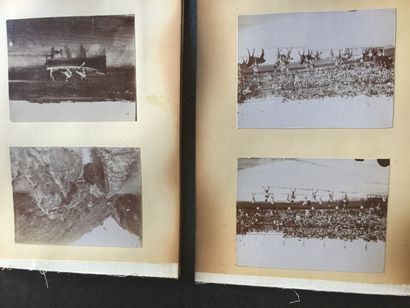 null PAYS-BASQUE - Meeting of 23 original photographs stuck on album pages: views...