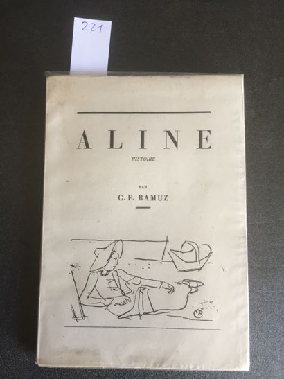 null RAMUZ (C.F.) : Aline. Barraud A.Kündig, Genève, 1934. Broché 22 x 16, couverture...